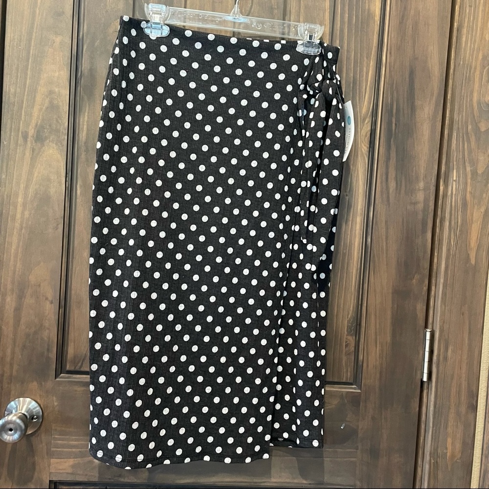 Polka dot Midi Skirt